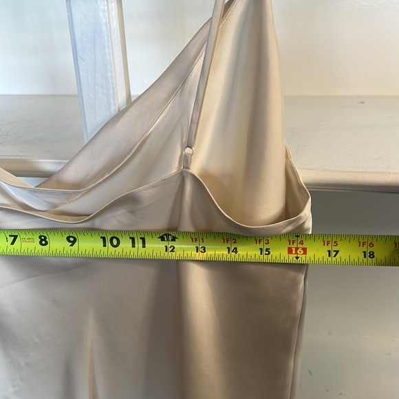 H&M Cowl Neck Cami Satin Top - 14 US - Picture 5 of 6